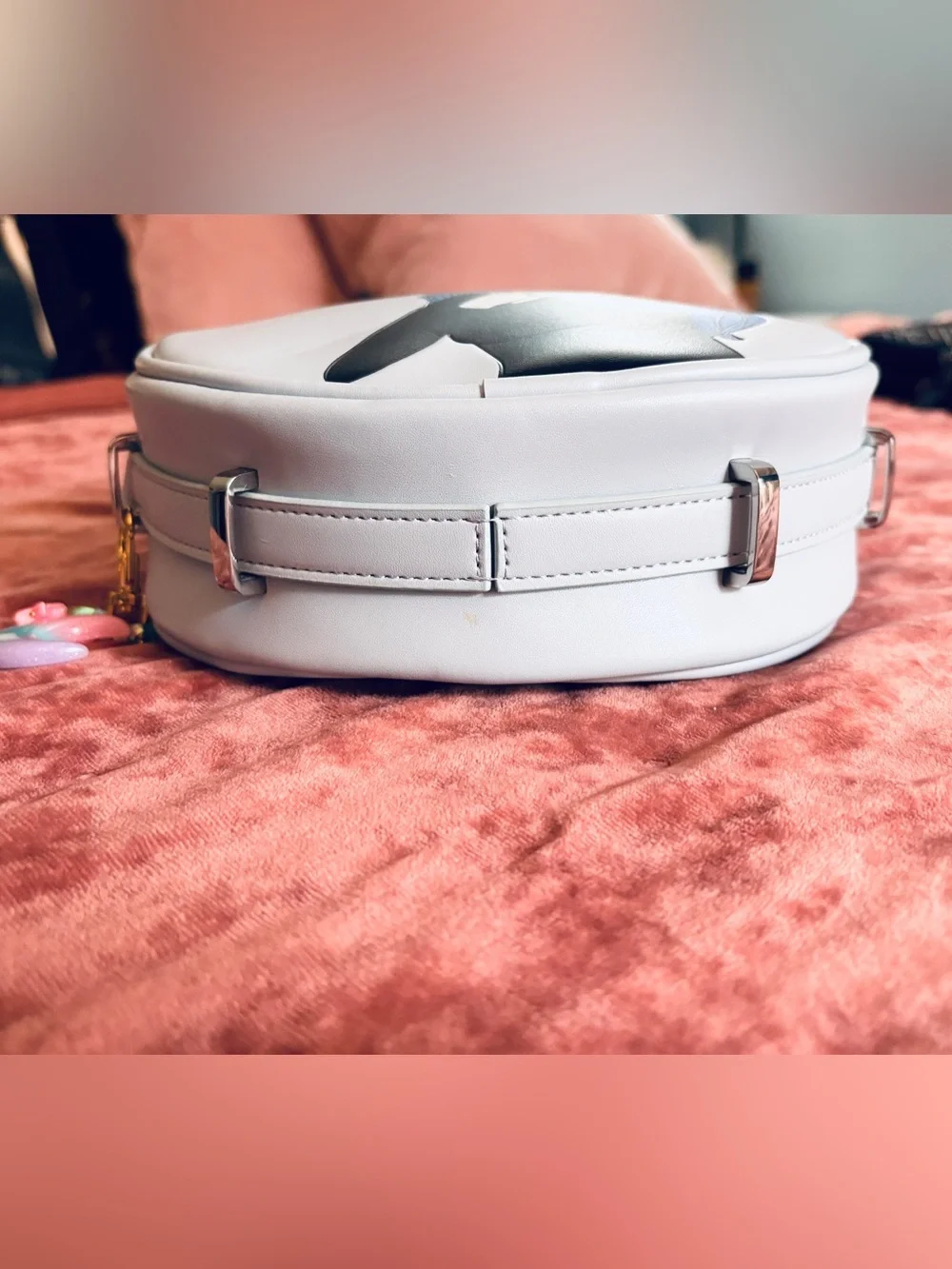 Valfre BUT… ALL I WANT IS EVERYTHING circle handbag RARE